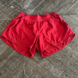 Lululemon Red Shorts
